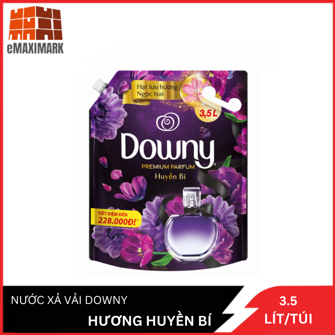 [HCM ship 2h] Nước Xả Vải Downy Huyền Bí Túi 3.5L