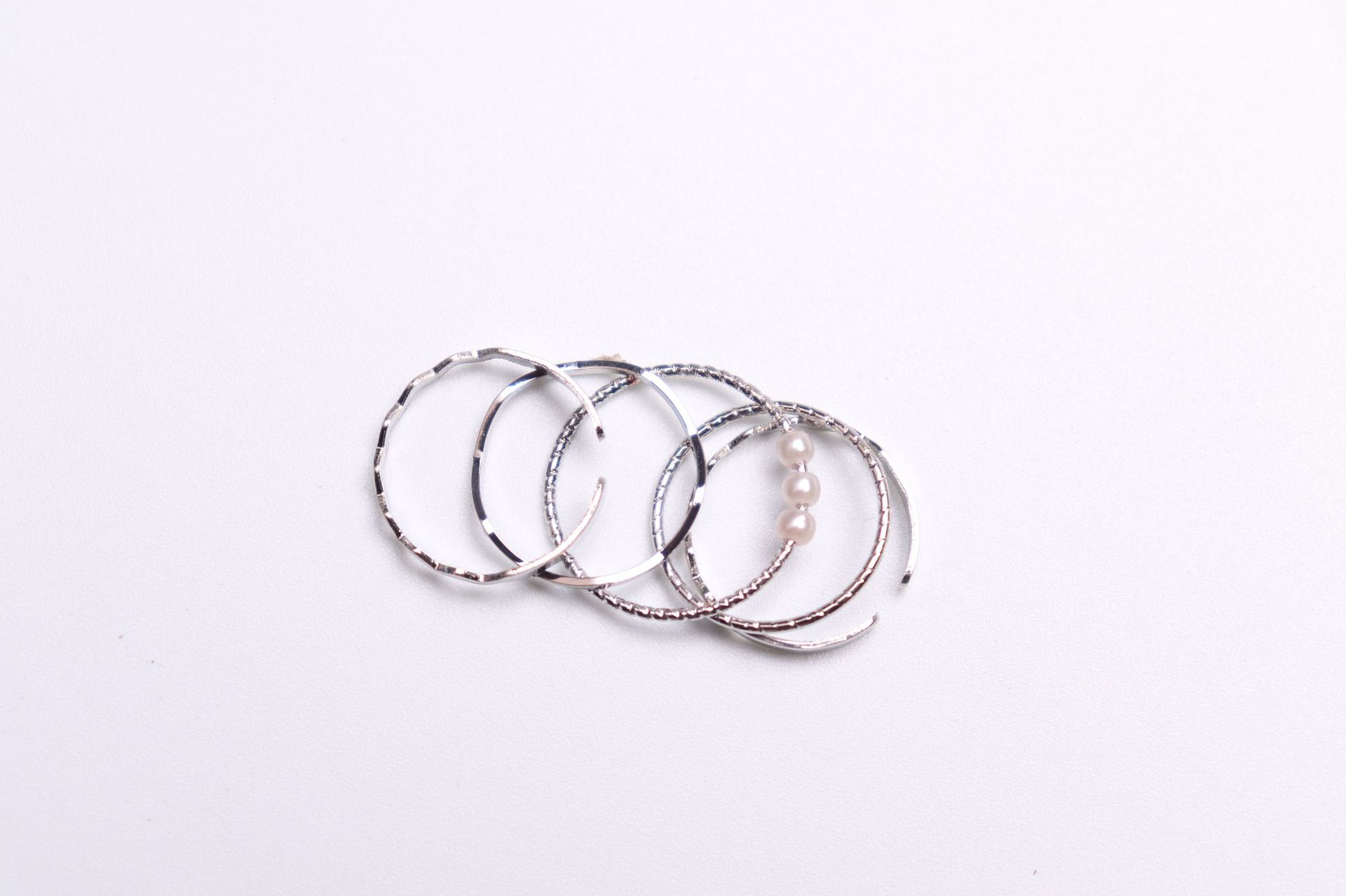 [HCM]Set  5 Chiếc Nhẫn Ngọc Trai Phong Cách Hàn 5NHANNGOCTRAI01