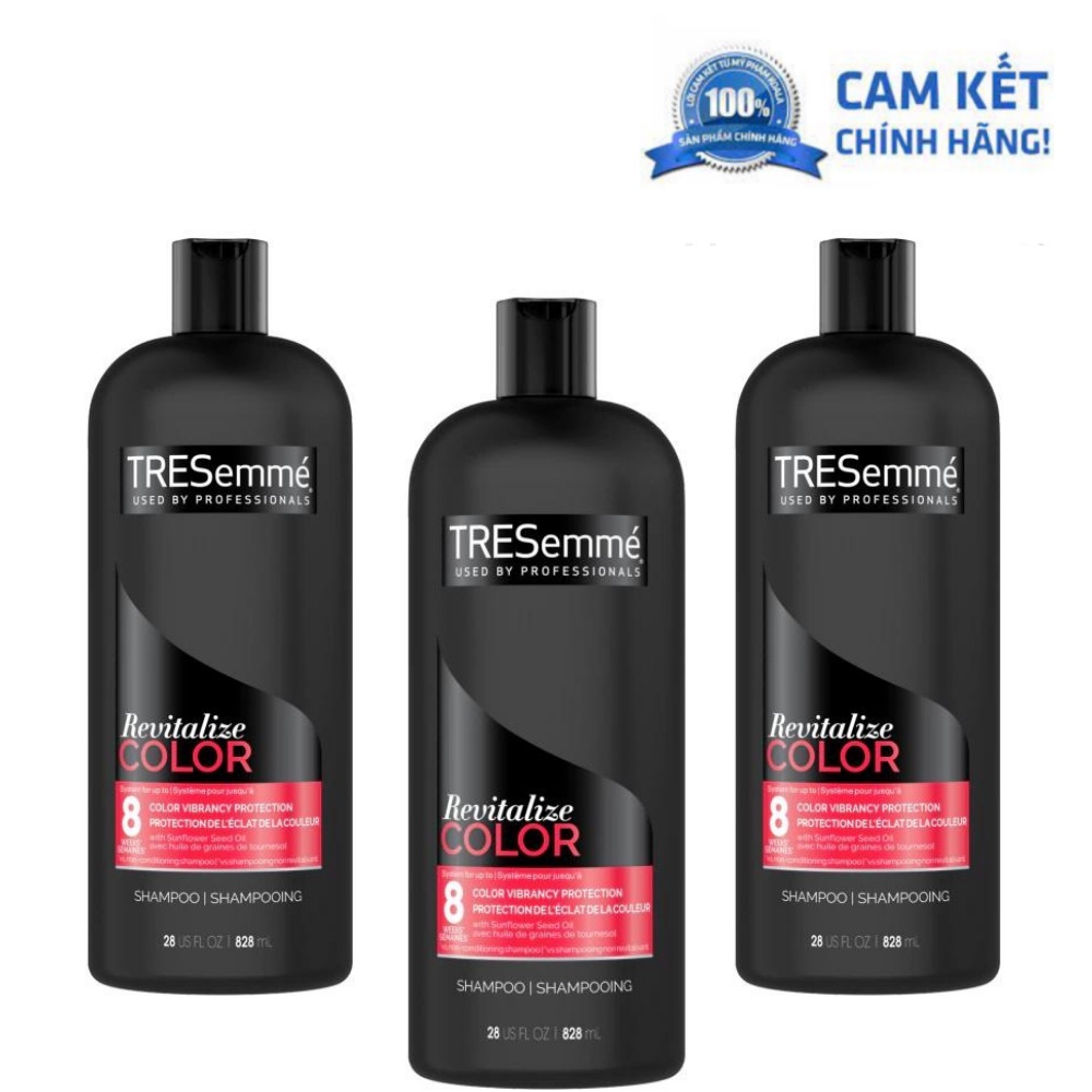 DẦU GỘI DẦU XẢ TRESEMME MỸ SHAMPOO 828ML (COLOR MẪU MỚI )