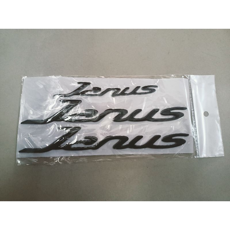 Bộ tem nổi Janus màu đen new hàng nhập Thái Lan