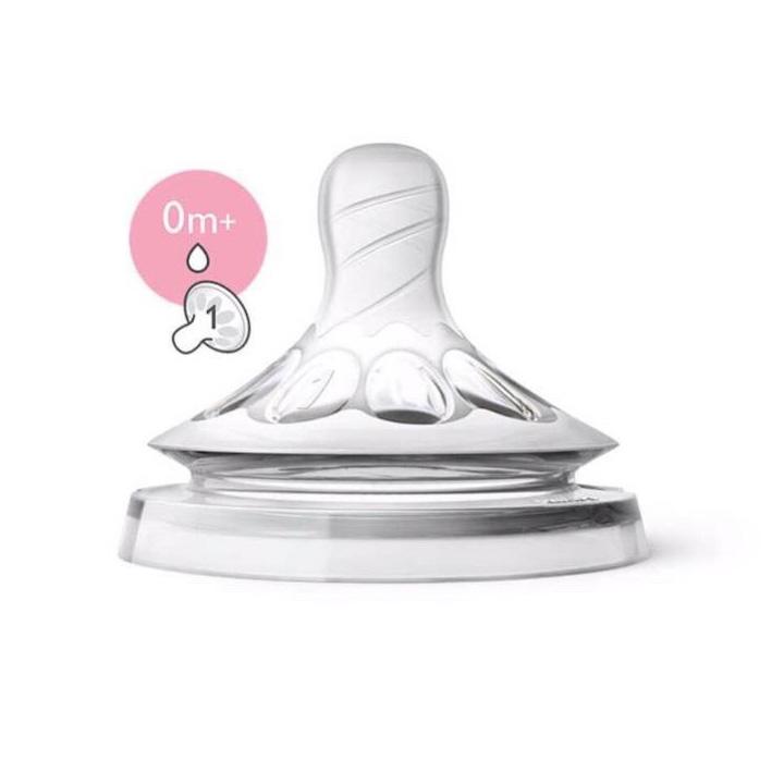 Núm ti Philips Avent Natural cổ rộng đủ số [CAM KẾT BÁN GIÁ NHẬP - HÀNG CHÍNH HÃNG]