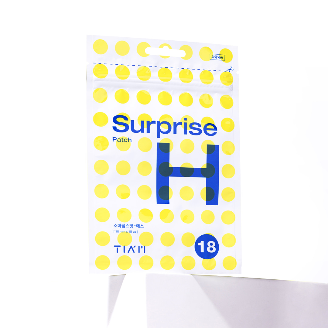 Miếng Dán Mụn Hydrocoloid Siêu Mỏng Tia'm Surprise H Patch 18 Miếng