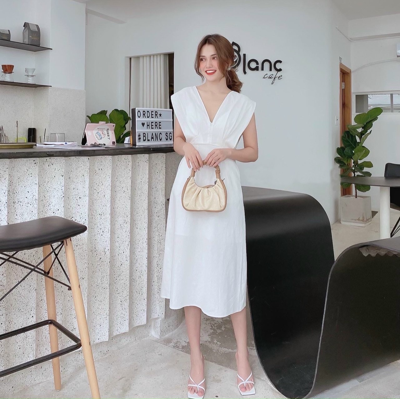 Đầm váy cánh dơi v2 2 màu
