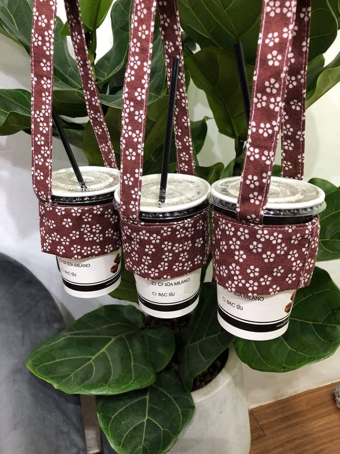 [HCM]Vải canvas vải bố mẫu hoa nhí