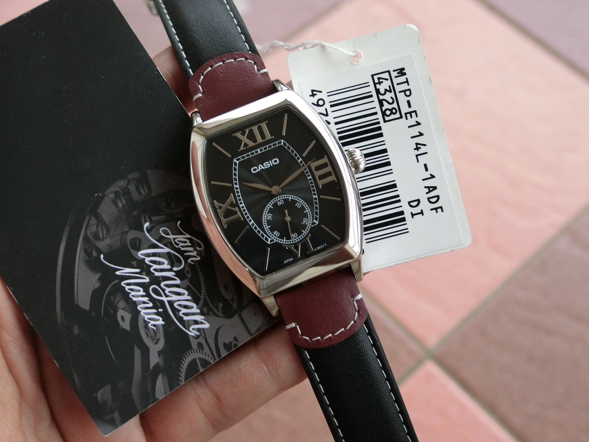 Đồng hồ nam dây da Casio Anh Khuê MTP-E114L-1ADF