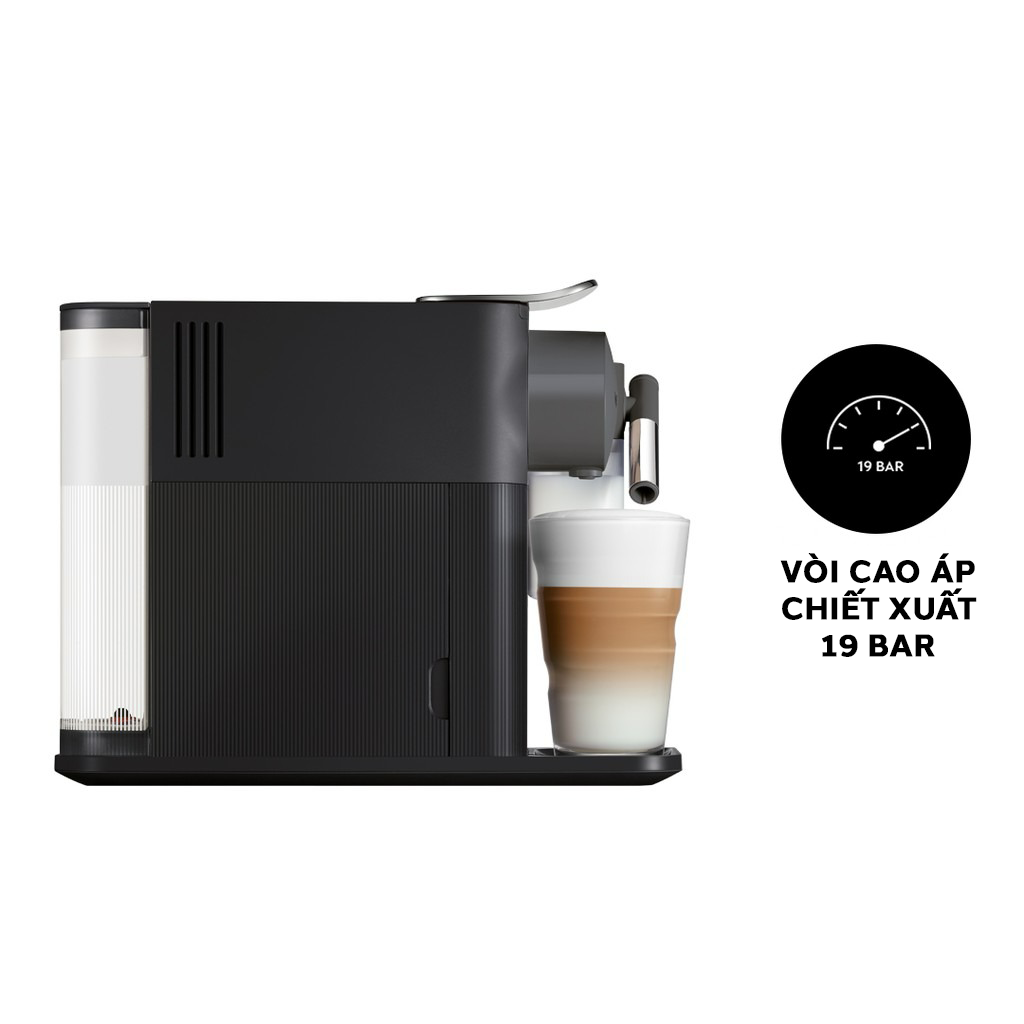 Máy pha cà phê viên nén Nespresso Lattissima One - Đen