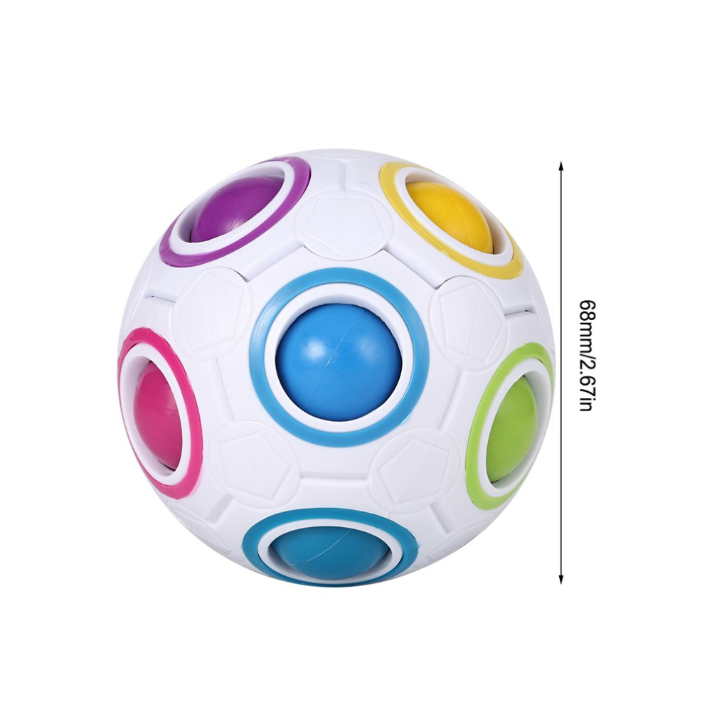Rubik Rainbow Ball Magic - Đồ chơi rubik phát triển IQ cho trẻ em
