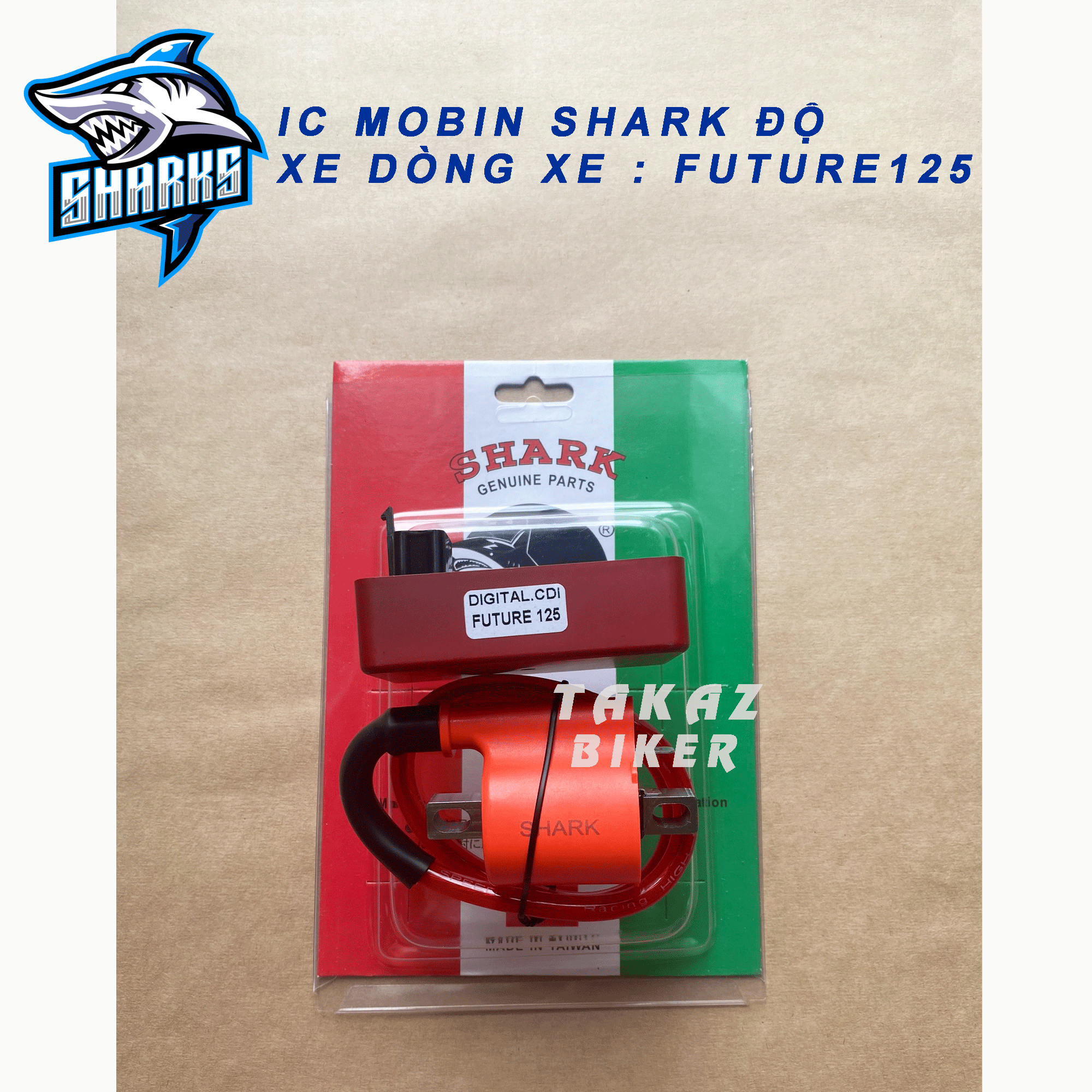 Combo Độ dàn lửa IC Mobin Bugi Uma cho Future 125 Wave Alpha 110 Blade 110 SHARK Malaysia