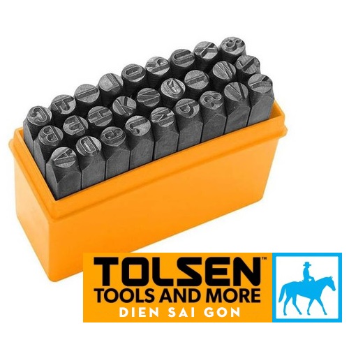 Bộ đóng số 9 cây 6mm figure punch tolsen 25097