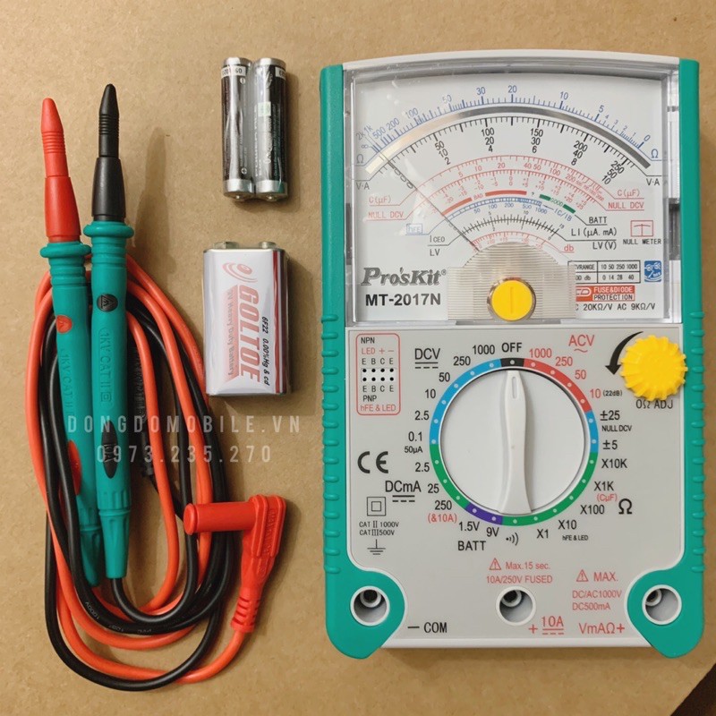 Đồng hồ vạn năng proskit mt-2017n