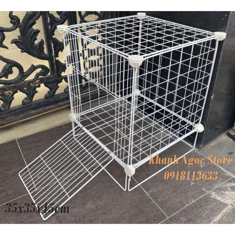 Combo Chuồng Lưới Sắt Chó Mèo - Bọ Thỏ ( đa dạng mẫu mã )