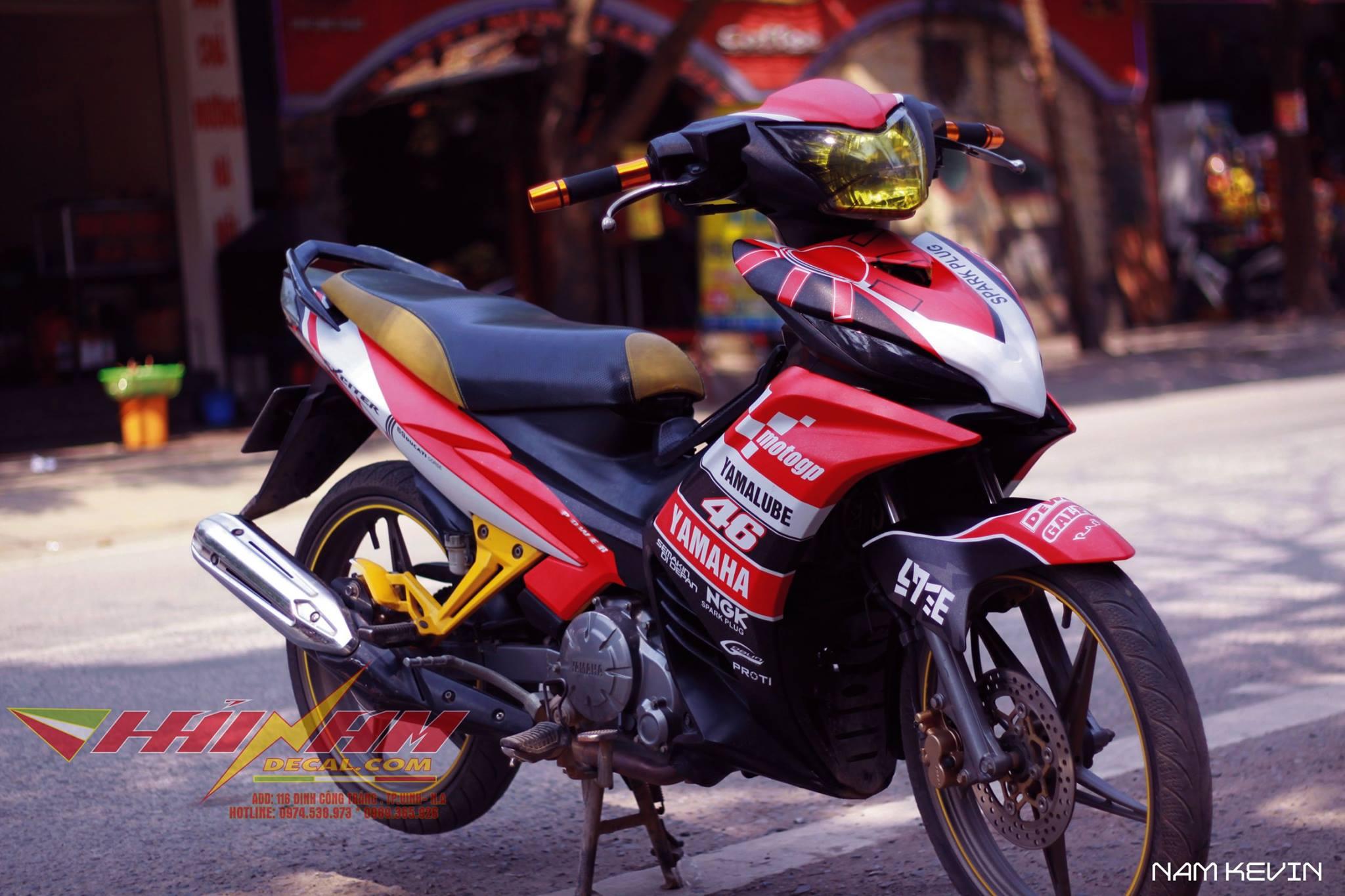 Tem Trùm Exciter 135 Đỏ Trắng Đen