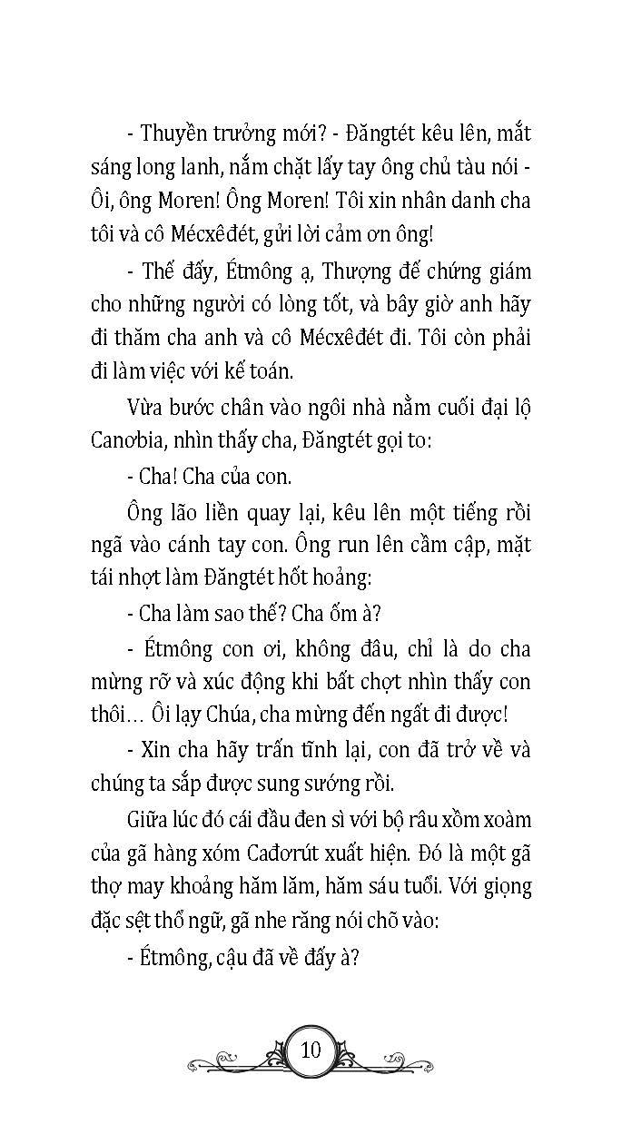 Tủ Sách Văn Học Cổ Điển Tóm Lược: Bá Tước Môngtơ Crixtô