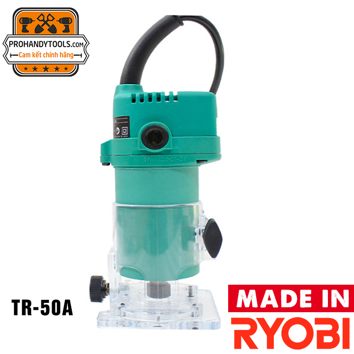 Máy Phay Cầm Tay Ryobi TR-50A 1150W-6mm (Dùng Điện)