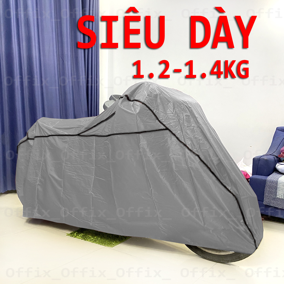 Bạt phủ Trùm xe máy Siêu Bền, Siêu Dày chống MƯA LỚN, NẮNG GẮT