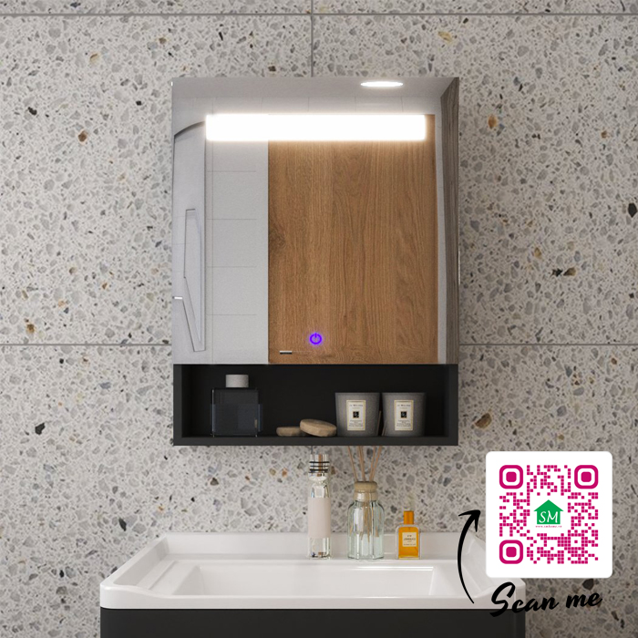 [HCM]Tủ gương phòng tắm thông minh SMHome NT01 - Tích hợp đèn Led cảm ứng