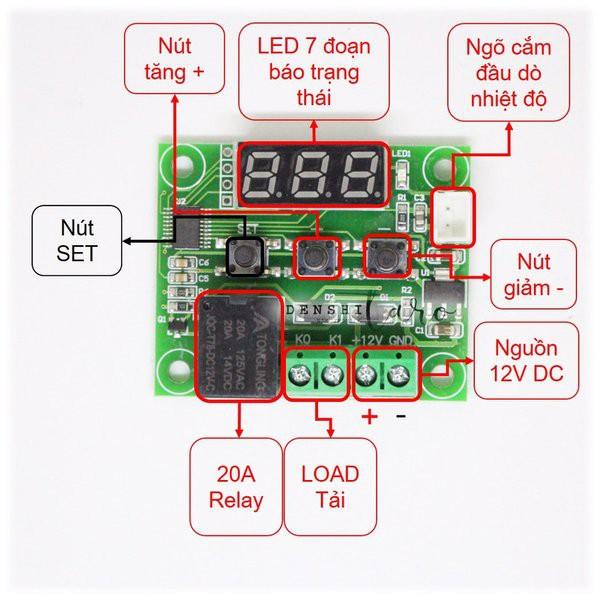 Module Điều Khiển Nhiệt Độ XH-W1209