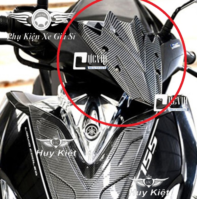 Mão Chắn Gió NVX 2021 (2017 - 2021) Carbon K1 MS1601