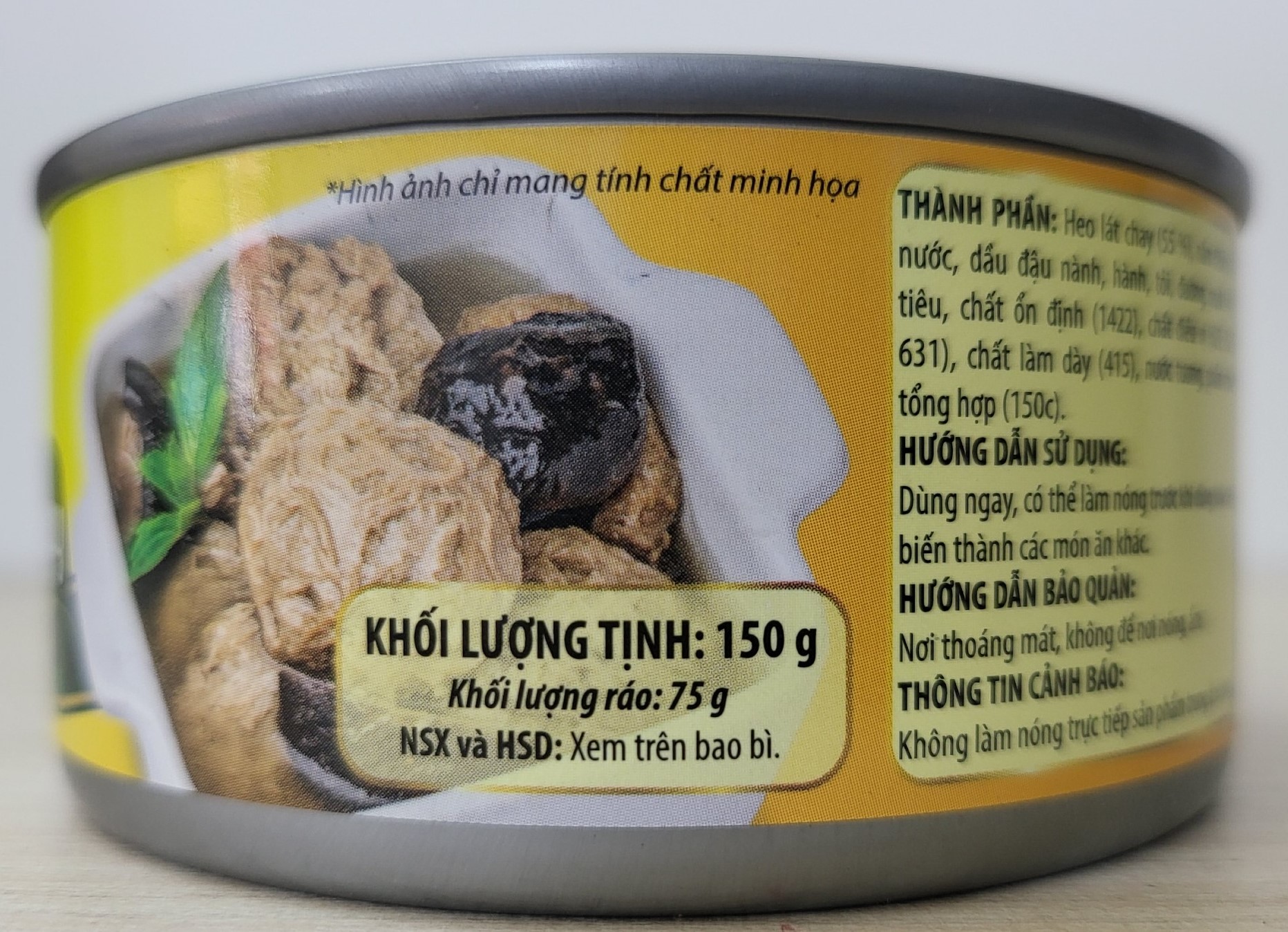 VISSAN (hộp 150g) HEO HẦM CHAY Vegan Stewed Pork