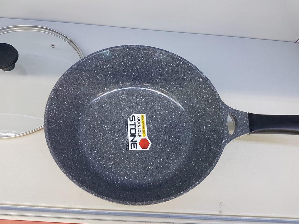 Chảo Sâu Lòng Lock&Lock Stone LCA6285D 28cm (Có thể sử dụng bếp từ)