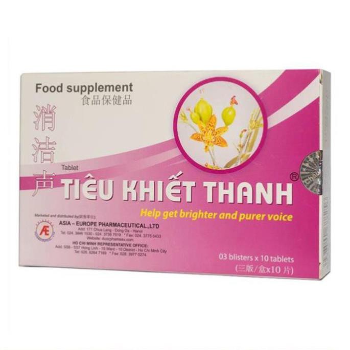Viên uống TIÊU KHIẾT THANH