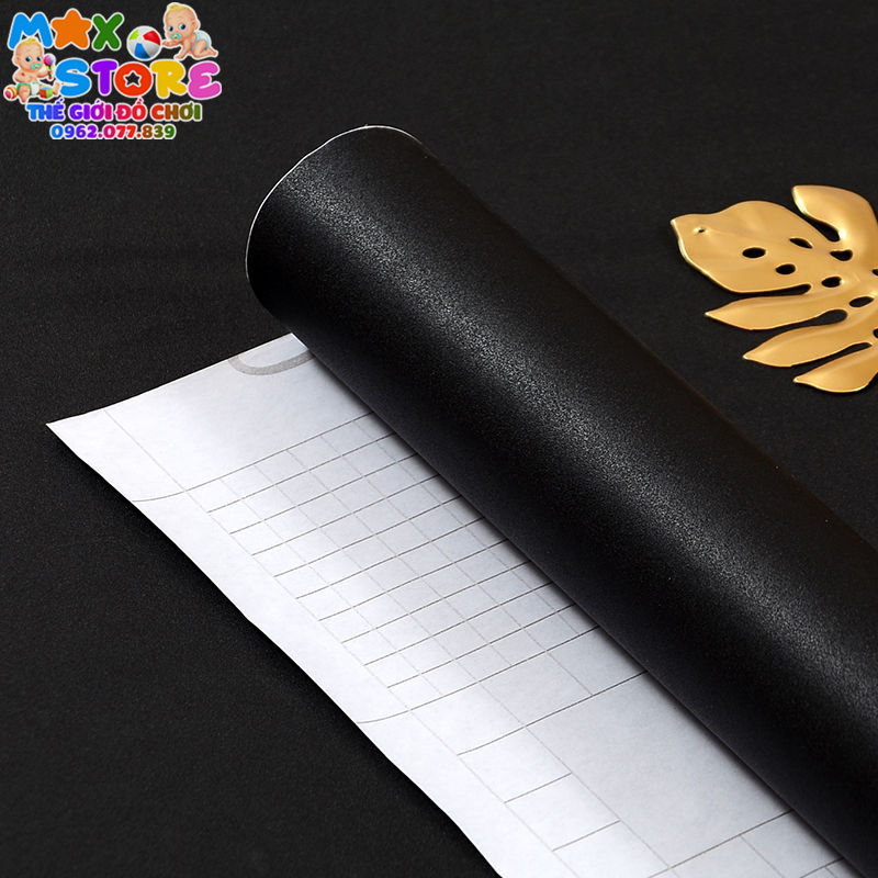 Decal Đen Nhám, Decan Sần Giấy Dán Màu Đen, Dán Bàn, Tủ