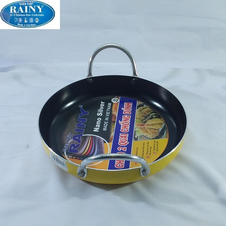 Chảo Chống Dính 2 Quai Rainy 22 cm (XTT-RN2Q22)