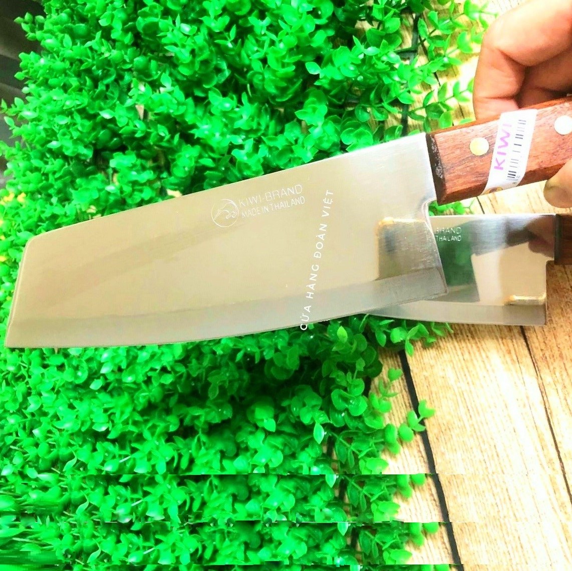 Dao Thái Kiwi Cán Gỗ  Size 21 - 32cm