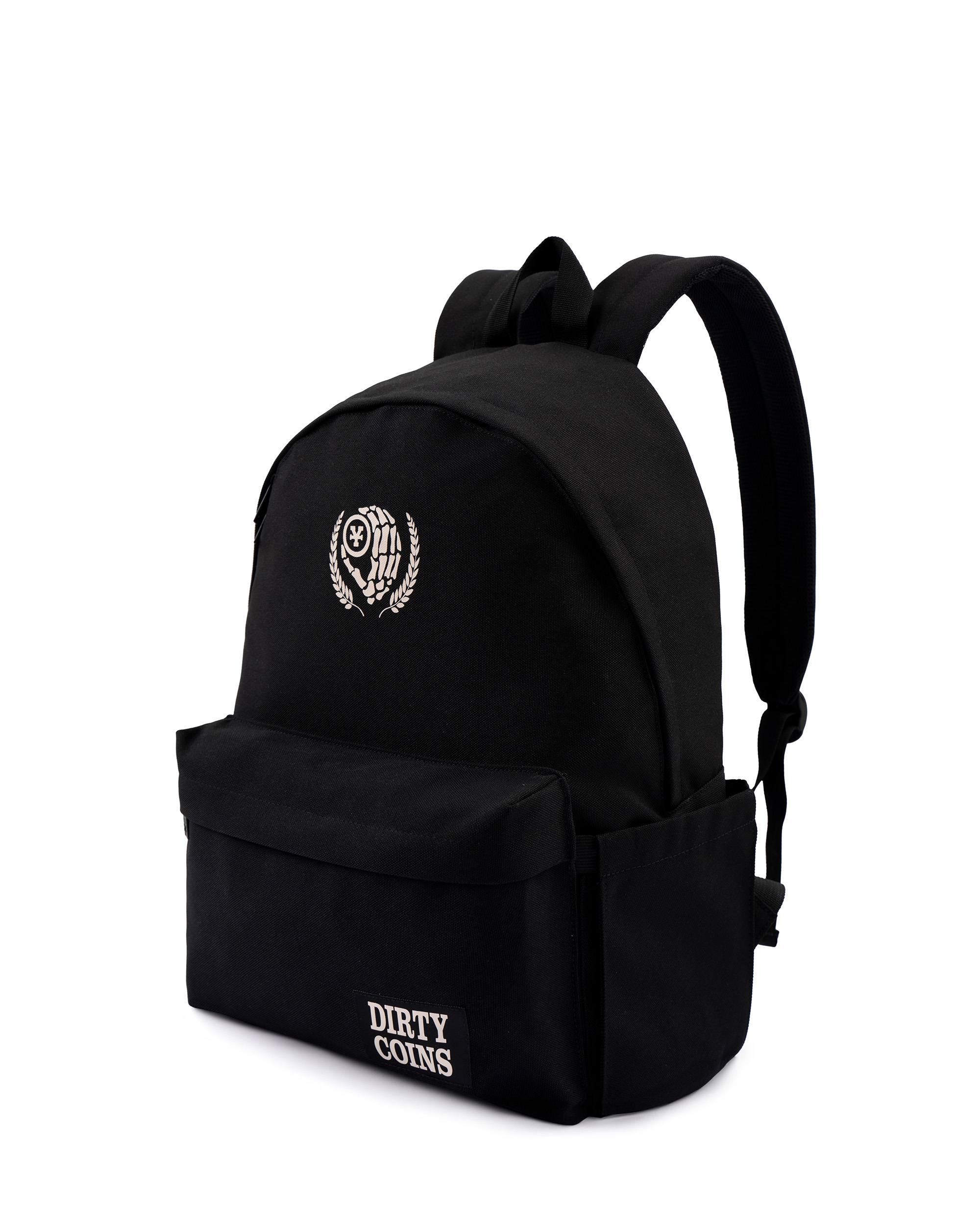 Balo DirtyCoins Wreath Leaf Logo Backpack - Black