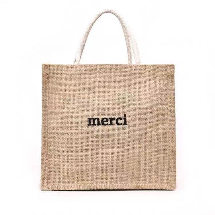 Túi cói Merci phong cách vintage