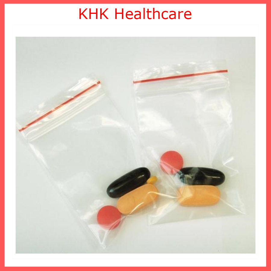 Túi zip chia liều đựng thuoc kích thước 6x10cm - 100gram