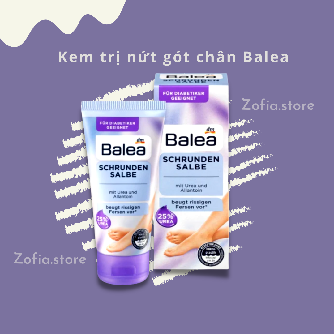 Kem nứt gót chân Balea Đức 50ml
