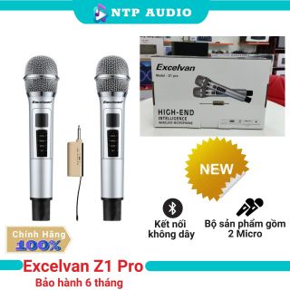 Micro Karaoke không dây Excelvan Z1 Pro, bảo hành 6 tháng thumbnail
