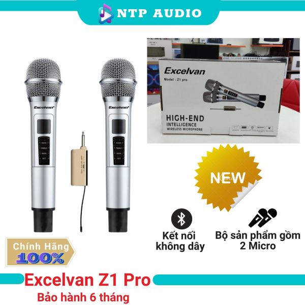 Micro Karaoke không dây Excelvan Z1 Pro, bảo hành 6 tháng