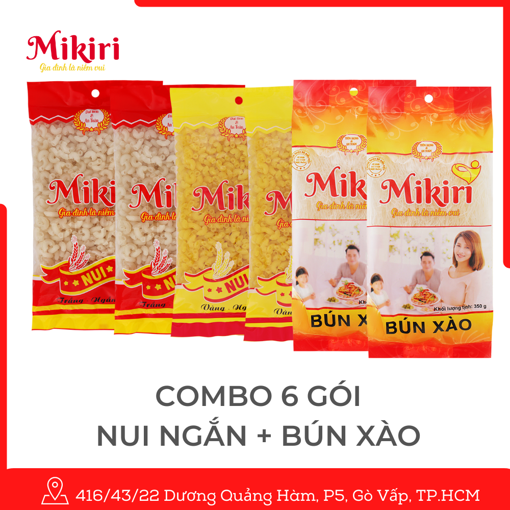 Combo 6 nui - bún xào