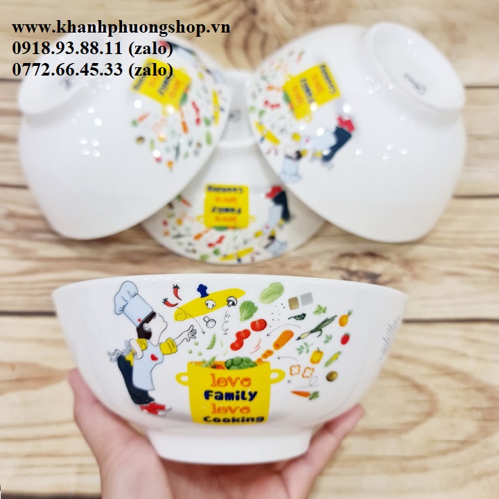 Tô sứ trắng ăn cơm - tô sứ trắng