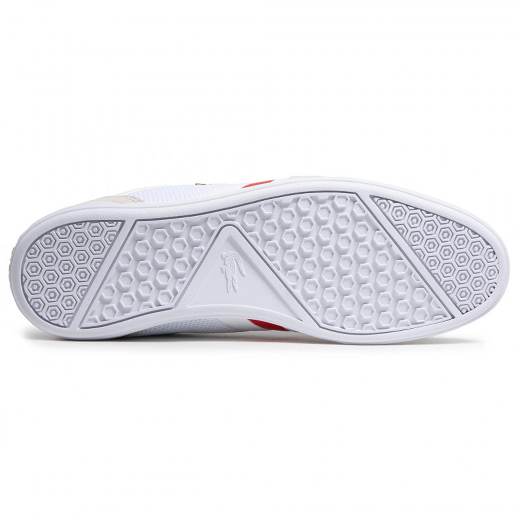 [FreeshipMAX] Giày Lacoste Giron 721 – Trắng/Đỏ