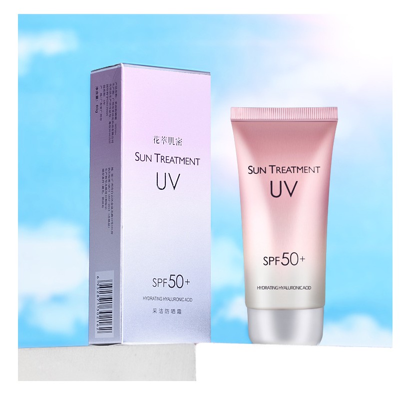 Kem Chống Nắng Sun Treatment UV Nội Địa Trung | Kem chống tia UV chống nắng Sun Treatment SPF 50+ | Kem Chống Nắng Trắng Hồng Da Chống Tia UV- SUN TREATMENT SPF50+ - (Chính Hãng)