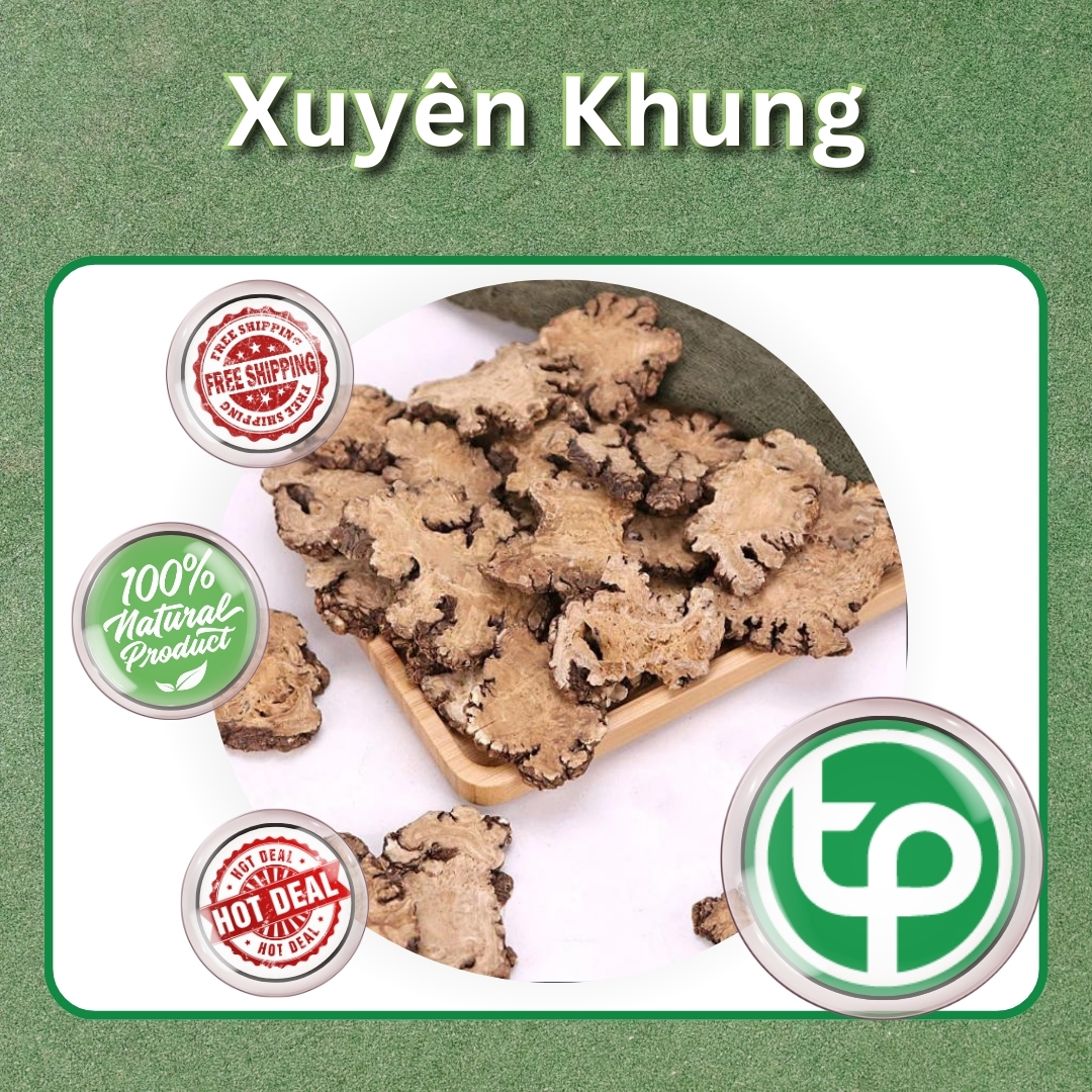 Xuyên khung khô 500g - Hàng công ty chất lượng cao - hỗ trợ cải thiện và tăng cường sức khỏe - Thảo Dược Tấn Phát