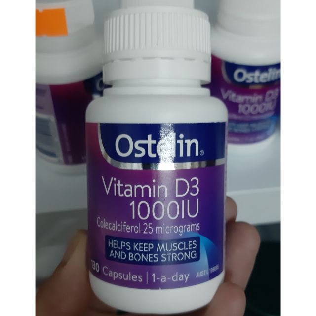 Ostelin Vitamin D3 1000IU - 60 viên