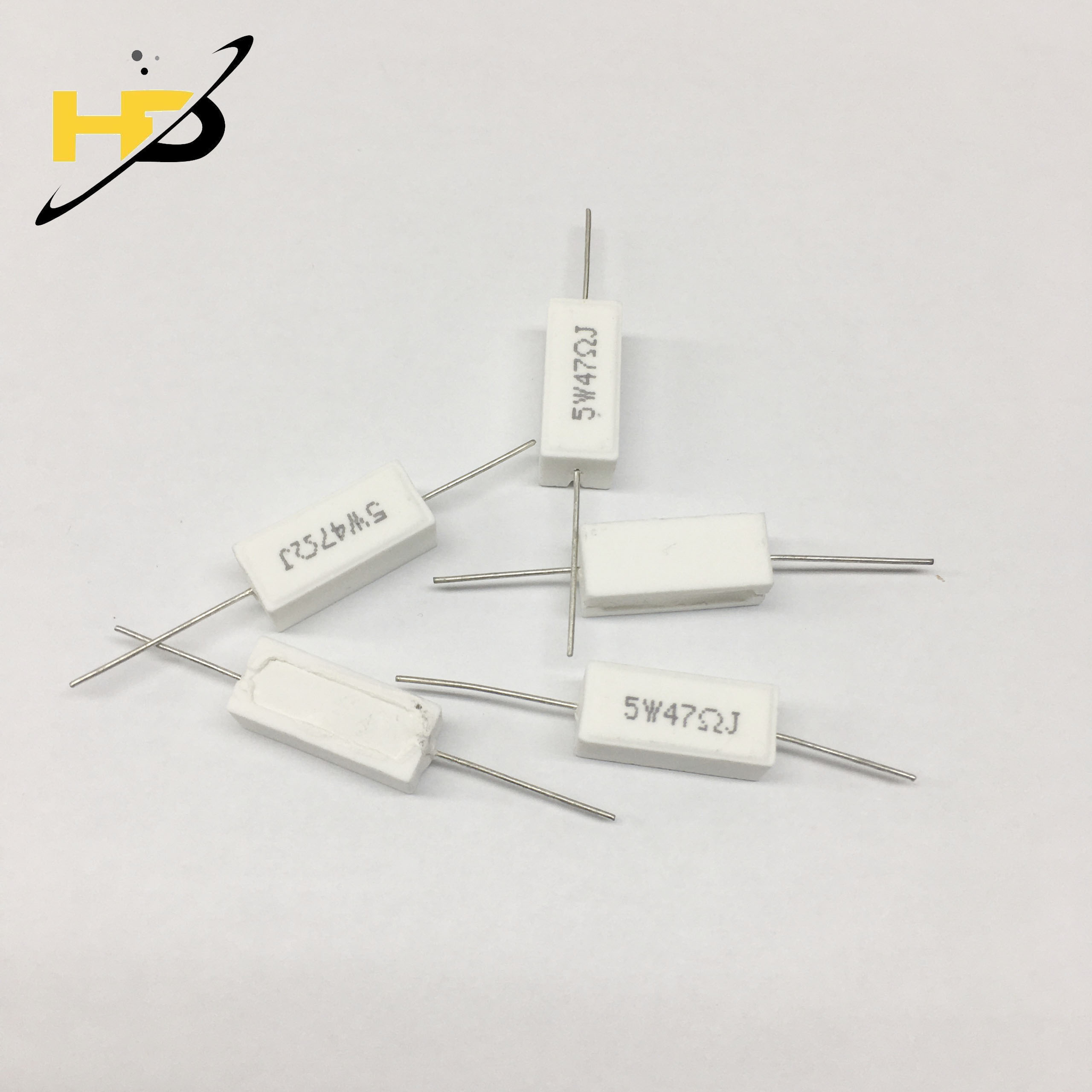 Combo 10 Con Điện Trở Sứ 5W 47R Chân Đồng