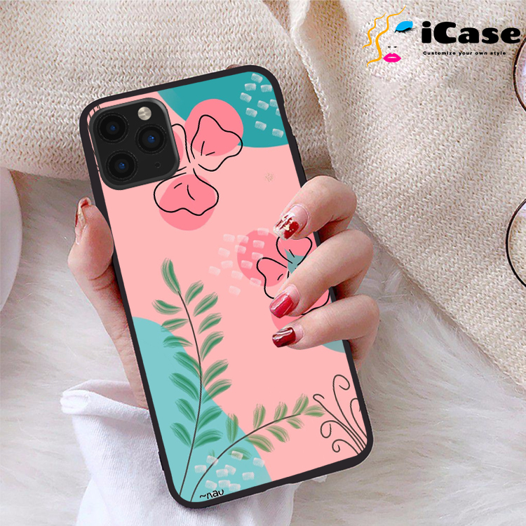 Ốp lưng iPhone 11 Pro Max viền dẻo TPU BST Hoa