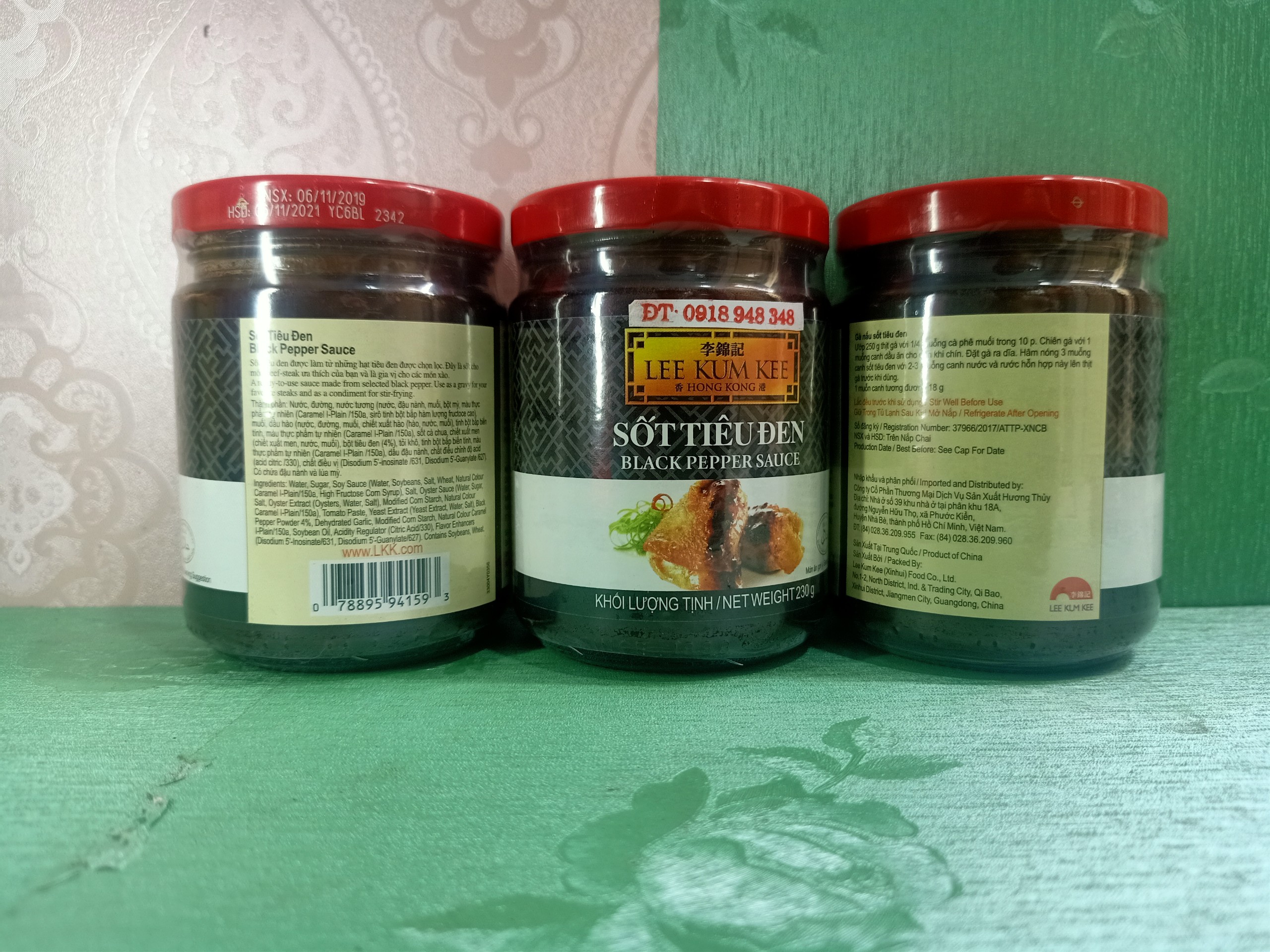 Sốt Tiêu Đen Lee kum kee 230g