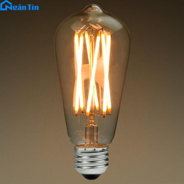 Bộ bóng đèn LED Edison 4W 220V E27 B250 Ngân Tin