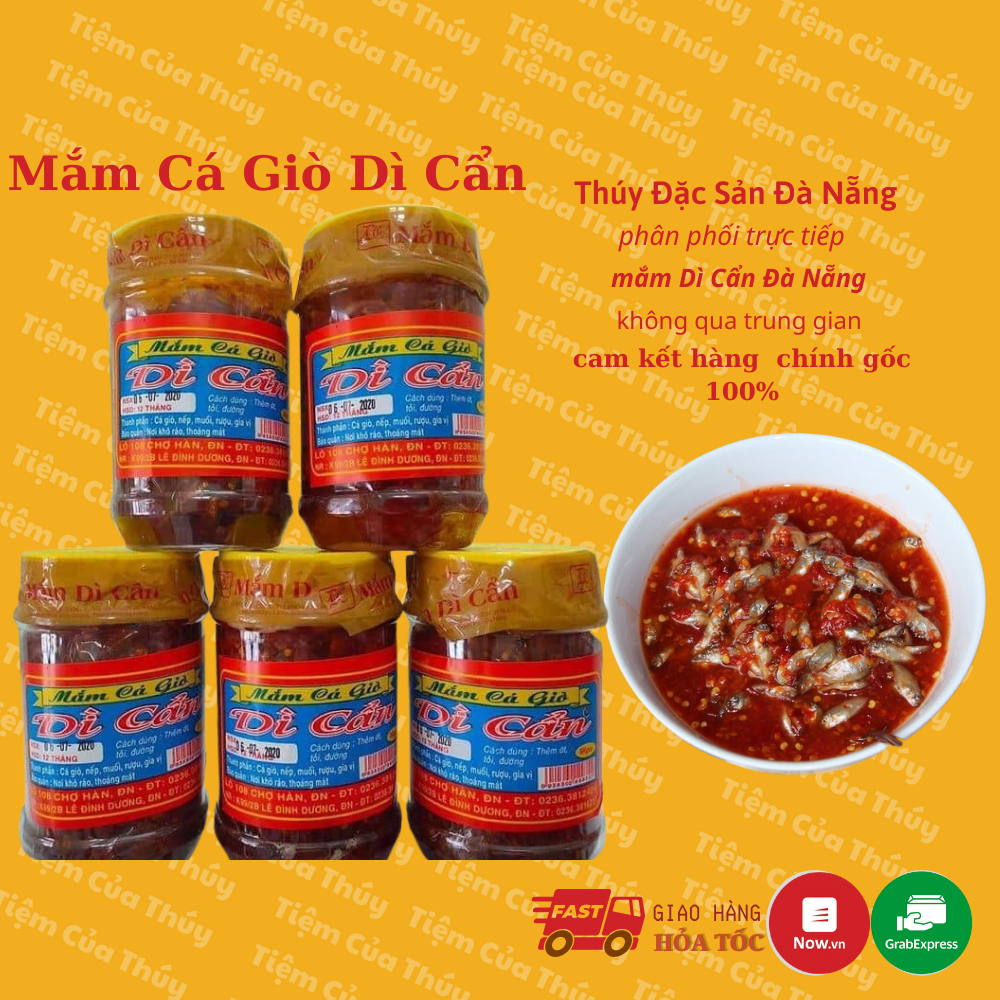 Mắm Cá Giò Dì Cẩn hũ 500gr - Đặc Sản Đà Nẵng