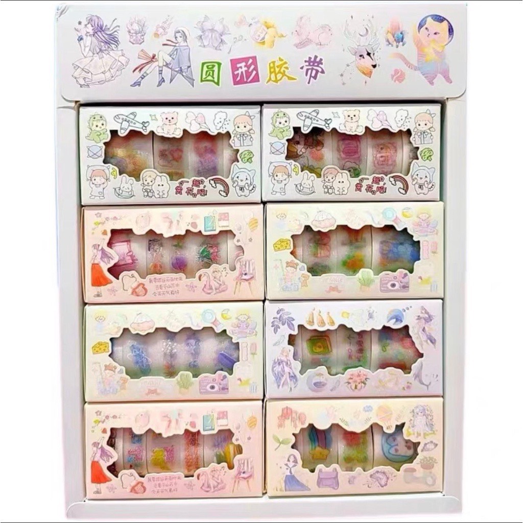 Combo 32 cuộn băng dính washi tape