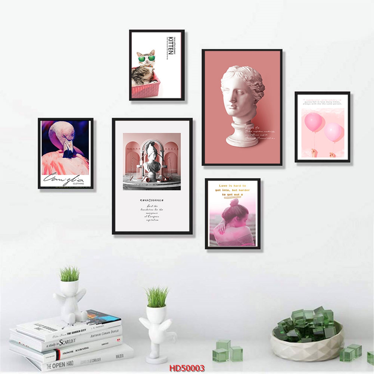 SET 6 TRANH TREO TƯỜNG PHONG CÁCH BẮC ÂU