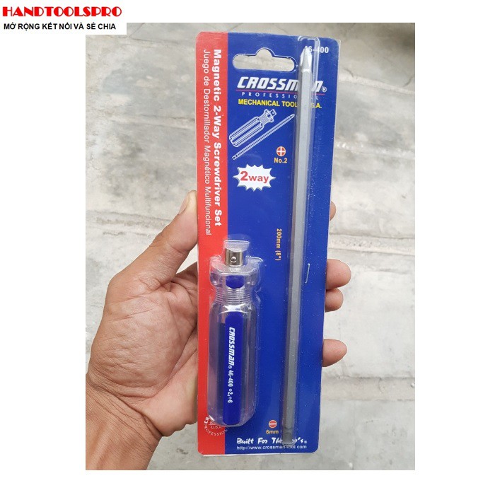 Vít dẹp và bake trở đầu dài 6x200mm crossman 46-400
