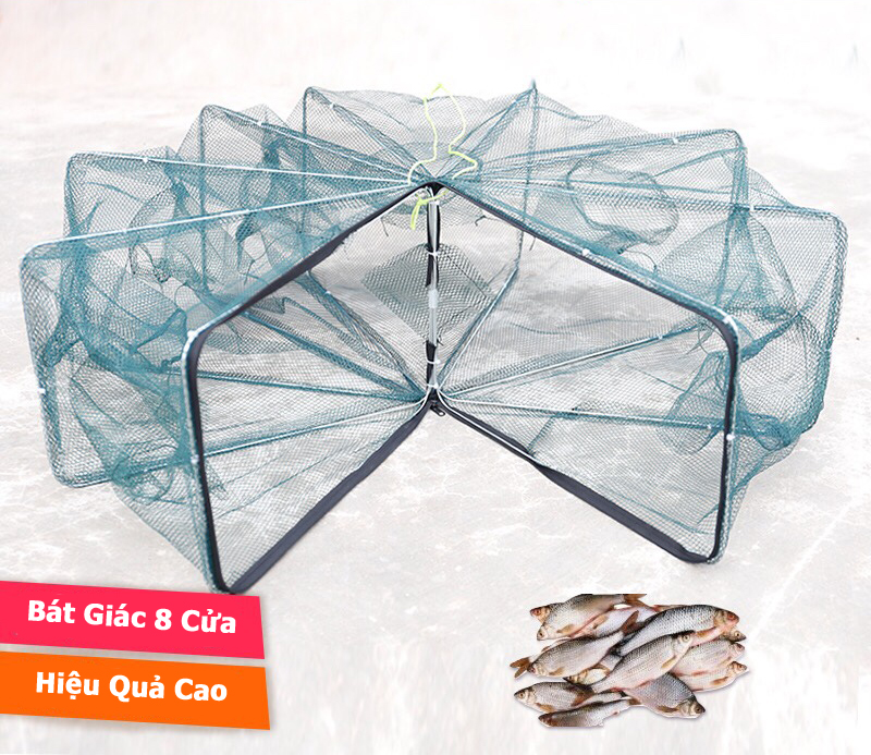 Lồng Bát Giác 8 Cửa Siêu bắt cá