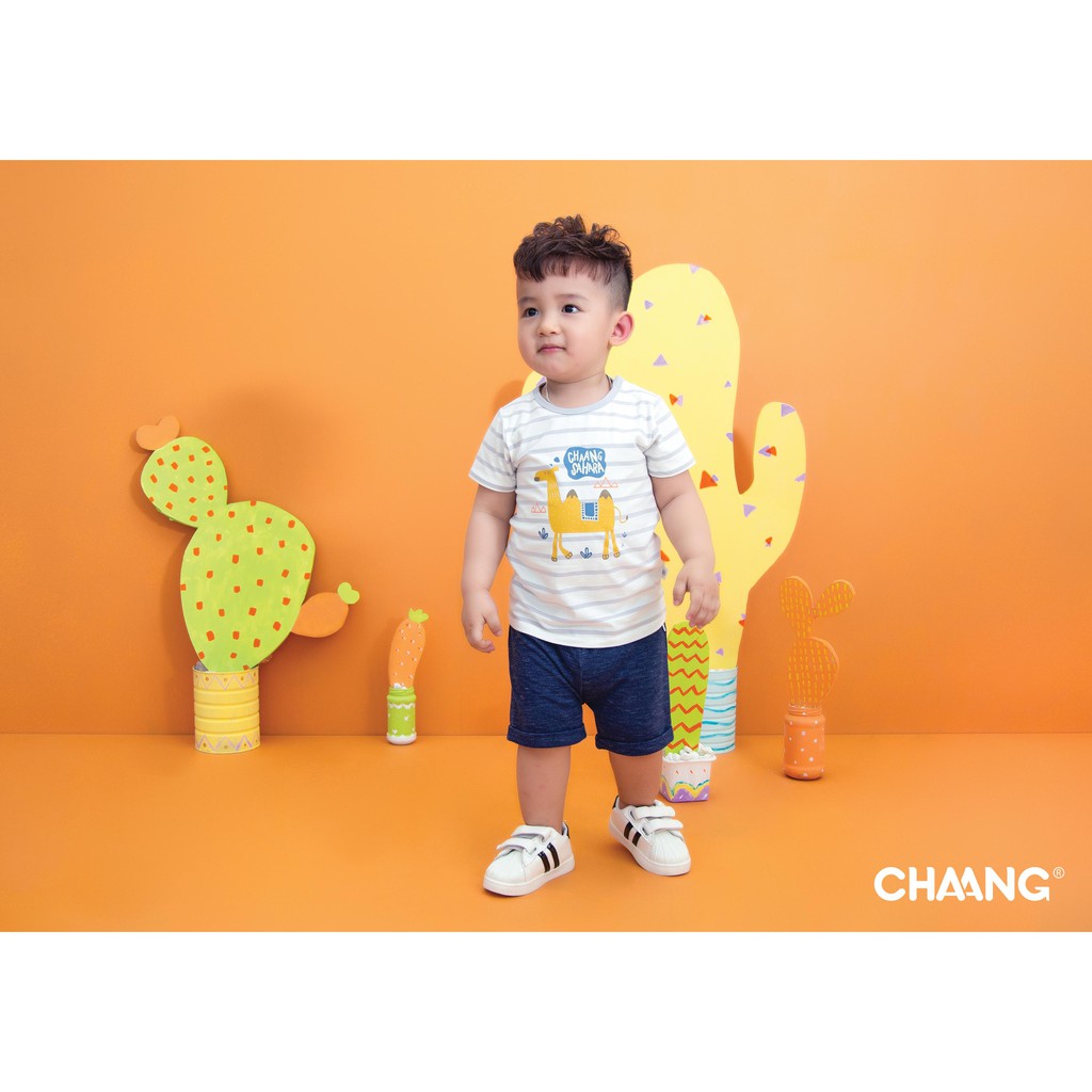 [CHỈ 21-24.06-Nhập mã LAZADAFASHION2 giảm 20% đơn từ 199k] Quần giả jean bé trai CHAANG